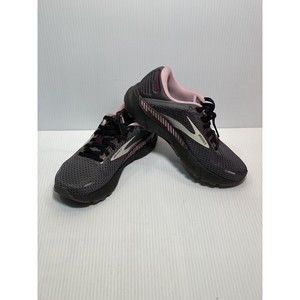 Brooks Womens Adrenaline Gts 22 Black Running Shoes Size 7 Wide/D (5833461)